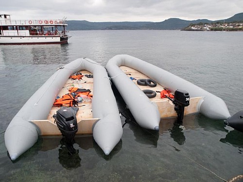 Palios, Lesbos Island, Mediterranean Sea
<p>Secured inflatables of refugees on their way from Turkey to Lesbos Island, along the shoreline between Molyvos to Skala</p><p>beach, coast, Greece, inflatable, Lesbos, Mediterranean, Molyvos, Molivos, refugees, Skala, shore, <br /></p>
Coastal Landscape, Shipping/Harbour, Island, Public area/Beach, Geography - Temperate
© Wolf Wichmann